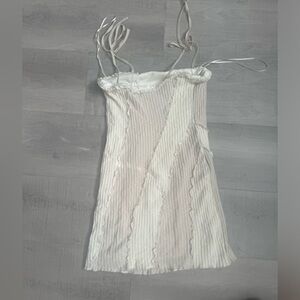 Urban Outfitters Cassidy Spliced Ribbed Bodycon Mini Dress S